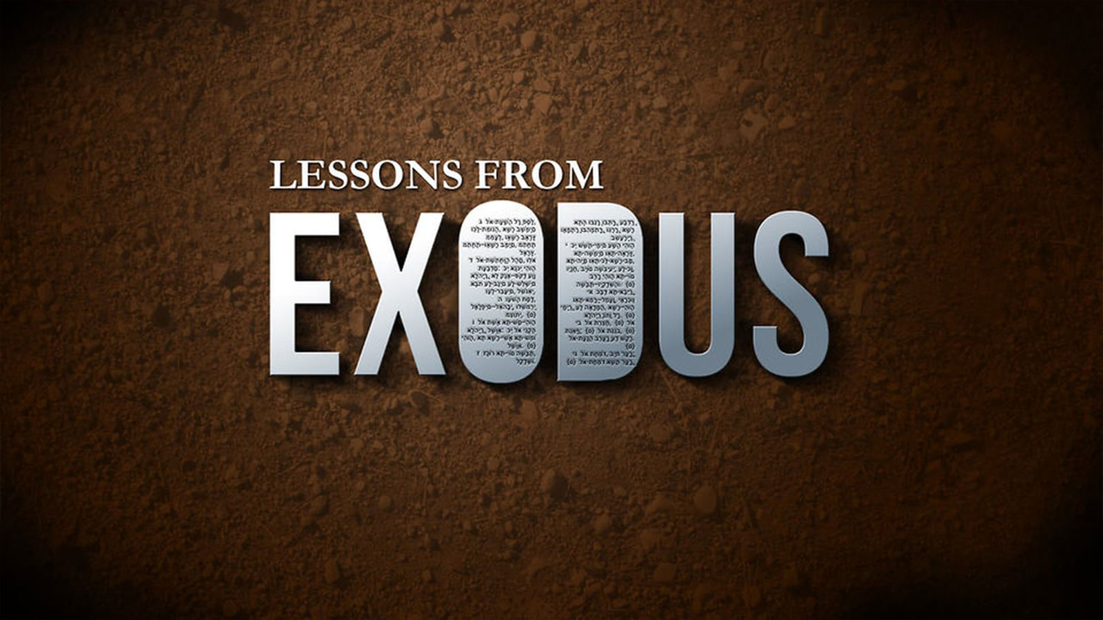 01 Intro To Exodus